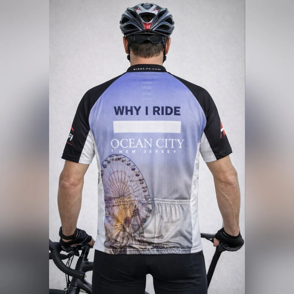 ATAC Philadelphia Cycling Jersey Ocean City NJ Graphic Bike Shirt Mens XL MTB - Picture 2 of 15